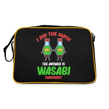 I did the math: The answer is - Retro Bag - black/gold - Back
