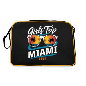 Voyage entre filles Miam 2024 - Sac Retro - noir/or - Dos
