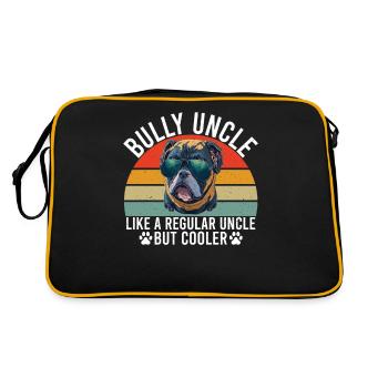 Cadeaux American Bully - Sac Retro - noir/or - Dos