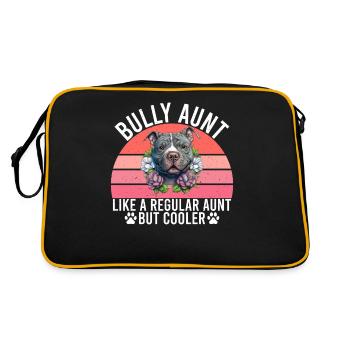 Cadeaux American Bully - Sac Retro - noir/or - Dos