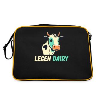 Légende Producteur laitier Hereford Ranchero - Sac Retro - noir/or - Dos