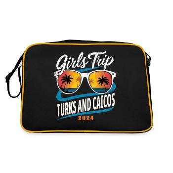 Girls Trip Turks and Caicos Islands 2024 - Retro Bag - black/gold - Back