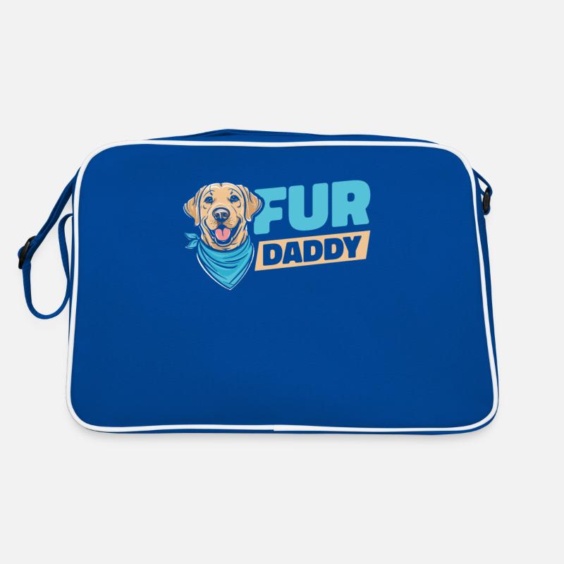 Labrador Hundepapa Fur Daddy Retro Tasche