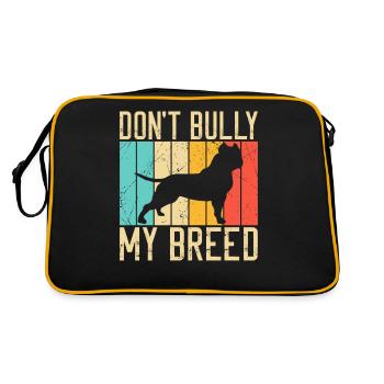 Cadeaux American Bully - Sac Retro - noir/or - Dos