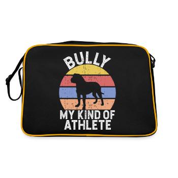 Cadeaux American Bully - Sac Retro - noir/or - Dos