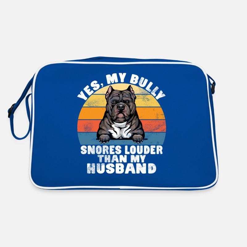 American Bully Gifts Retro Tasche