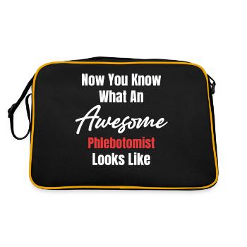 Now you know how a great - Retro Bag - black/gold - Back