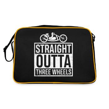 Funny Bike Sport Cyclisme Vélo couché - Sac Retro - noir/or - Dos