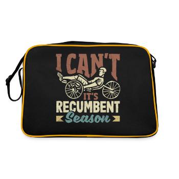 Funny Bike Sport Cyclisme Vélo couché - Sac Retro - noir/or - Dos