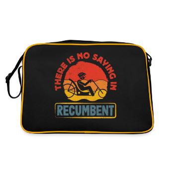 Funny Bike Sport Cyclisme Vélo couché - Sac Retro - noir/or - Dos