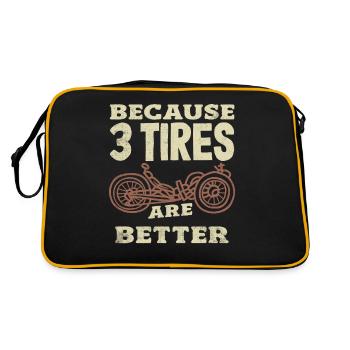 Funny Bike Sport Cyclisme Vélo couché - Sac Retro - noir/or - Dos