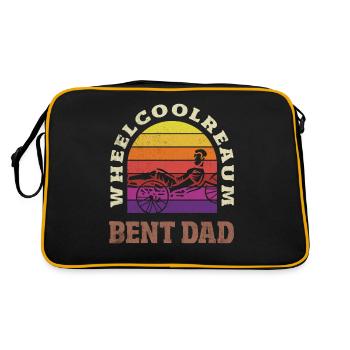 Funny Bike Sport Cyclisme Vélo couché - Sac Retro - noir/or - Dos