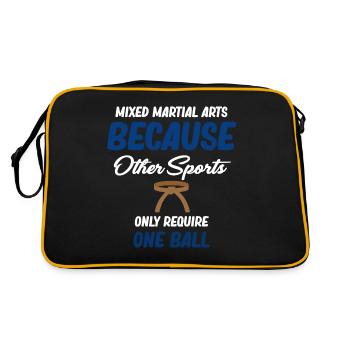 Parce que d’autres sports ne nécessitent qu’un seul ballon. - Sac Retro - noir/or - Dos