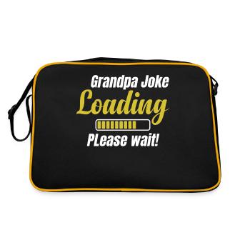 Grandpa-joke is loaded. Please wait... Humour - Retro Bag - black/gold - Back