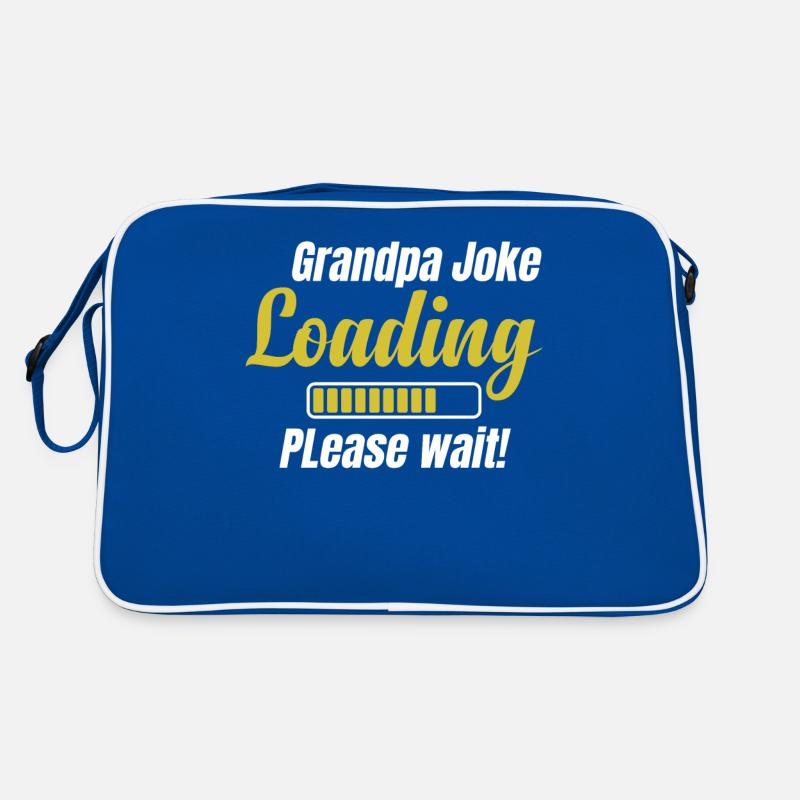 Opa-witz Wird Geladen. Bitte Warten... Humor Retro Tasche