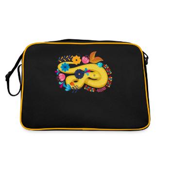 Snake - Retro Bag - black/gold - Back