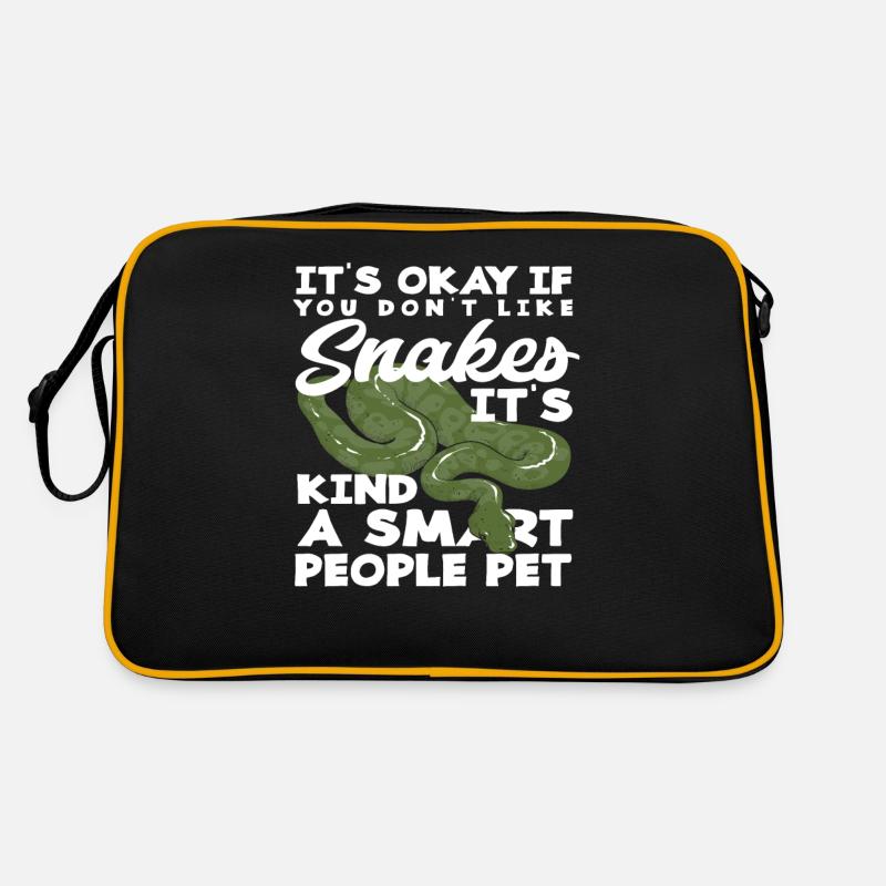 Snake Intelligent People Pet Retro Bag