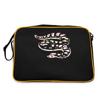 Snake - Retro Bag - black/gold - Back