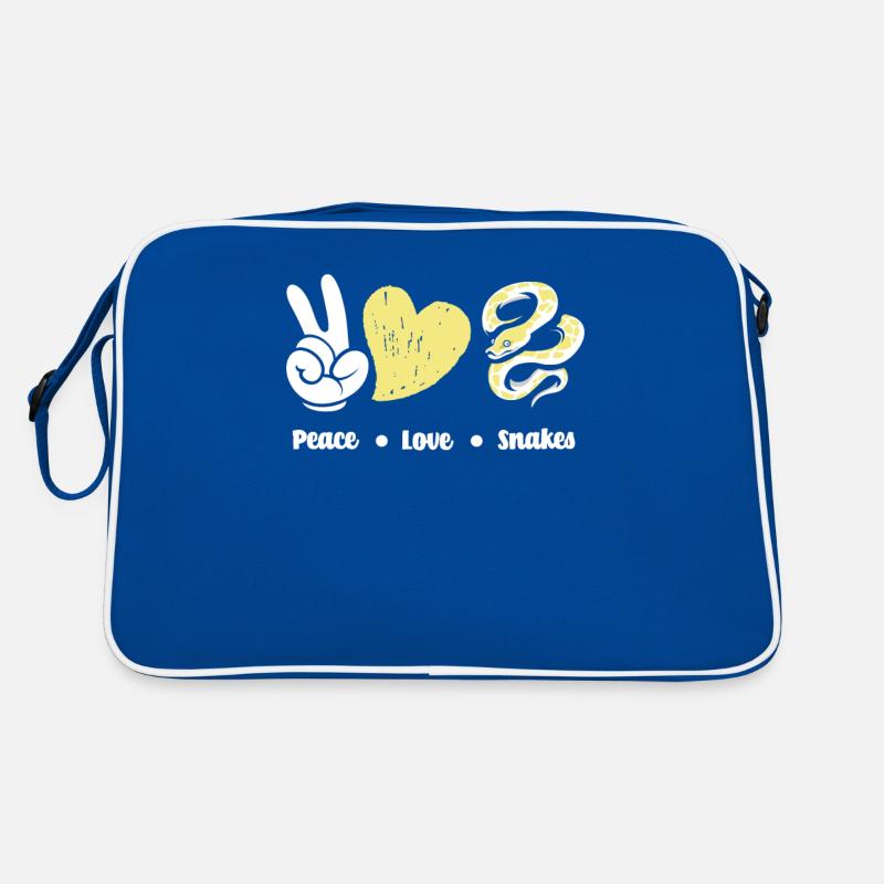 Snake Peace Love Retro Bag