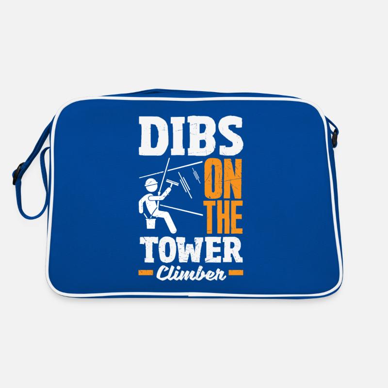 Turmkletterer-techniker Turmarbeiter Retro Tasche