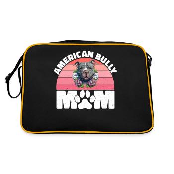 Cadeaux American Bully - Sac Retro - noir/or - Dos