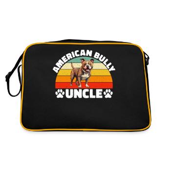 Cadeaux American Bully - Sac Retro - noir/or - Dos