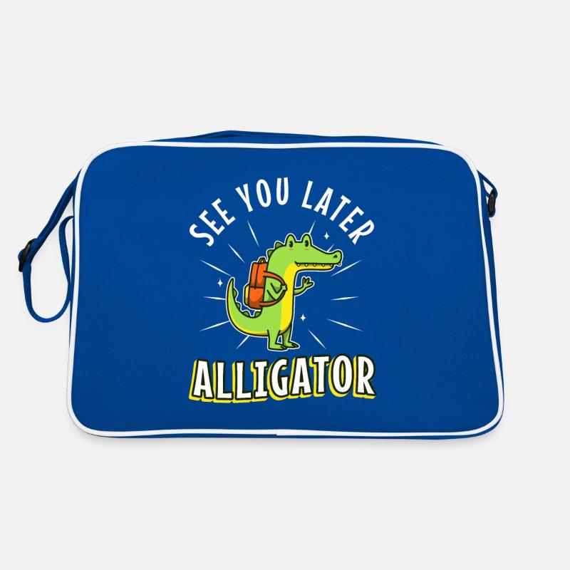 À plus tard Alligator Sac Retro