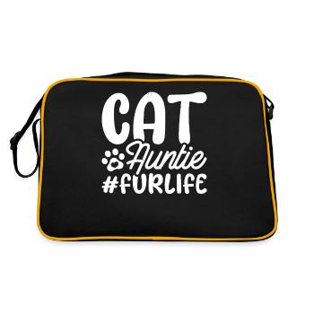 Chat Chat Tante Pour la Vie - Sac Retro - noir/or - Dos
