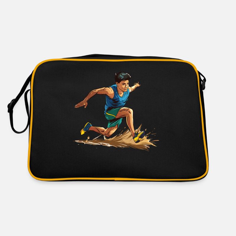 Leichtathletik Leichtathletikspiele Retro Tasche
