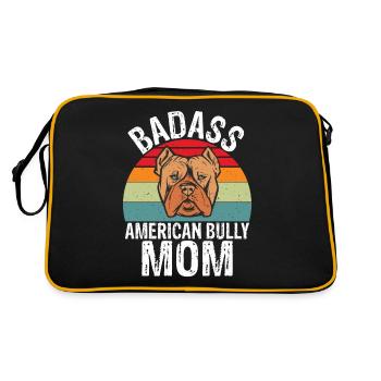 Cadeaux American Bully - Sac Retro - noir/or - Dos