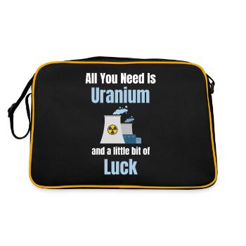Tout ce dont vous avez besoin, c’est de l’uranium et un - Sac Retro - noir/or - Dos