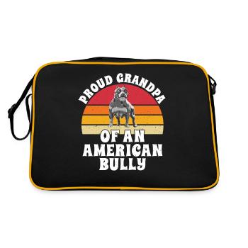 Cadeaux American Bully - Sac Retro - noir/or - Dos