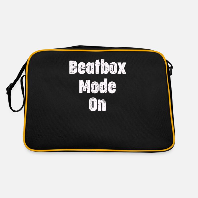 Beatbox mode in beatboxing, drummers, Retro Bag