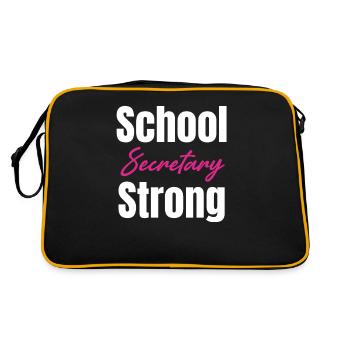 Secrétaire d’école Député fort - Sac Retro - noir/or - Dos