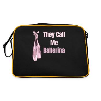 Ils m’appellent Ballerine Ballet Girl Théâtre - Sac Retro - noir/or - Dos