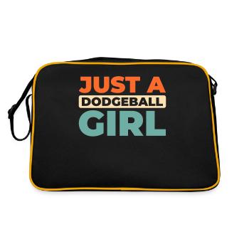 Völkerball juste une fille de ballon chasseur - Sac Retro - noir/or - Dos