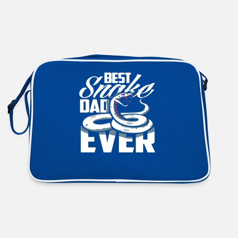 Bester Schlangen Papa Retro Tasche