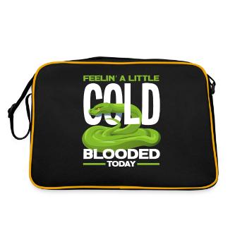 Snake Cold Blood - Retro Bag - black/gold - Back