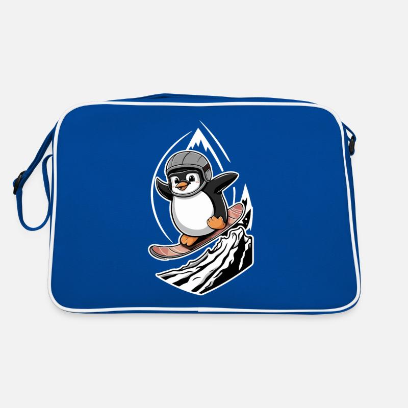 Penguin Snowboard Adventure Sac Retro