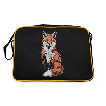 Fuchs Artistic design with style - Retro Bag - black/gold - Back