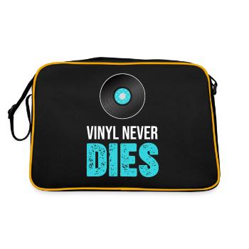 Vinyle ne meurt jamais Collectionneur Antiquité Rustique - Sac Retro - noir/or - Dos