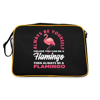 Flamingo Flamingo - Retro Bag - black/gold - Back