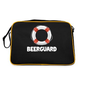 Beerguard Funny Lifeguards Islande Waterpolo - Sac Retro - noir/or - Dos
