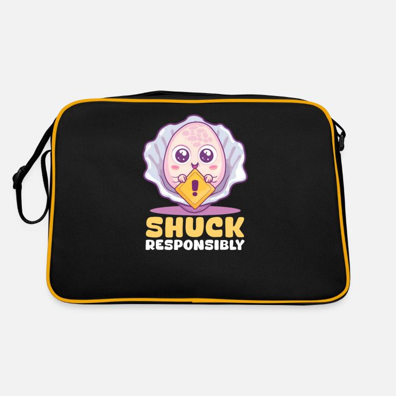 Écailler les huîtres de manière responsable Sac Retro