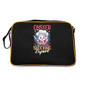 Oyster Oyster Shucking Expert - Retro Bag - black/gold - Back