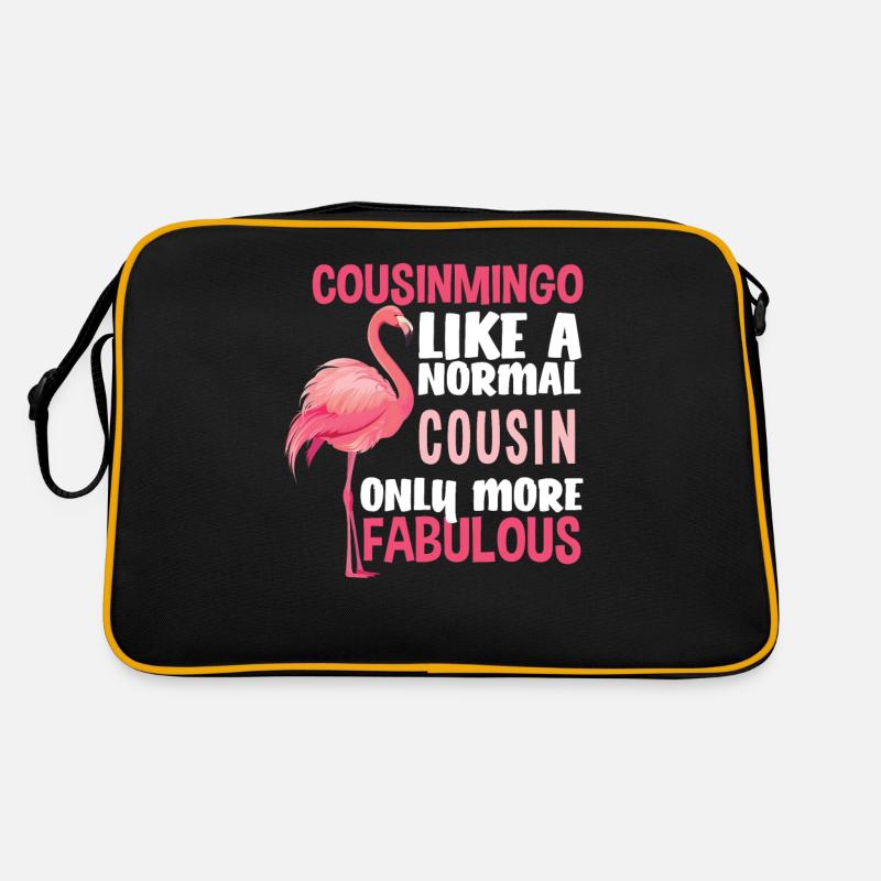 Flamingo Cousin Fabuleux Sac Retro