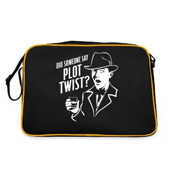 Murder Mystery Dinner Outfit Plot Twist - Retro Bag - black/gold - Back