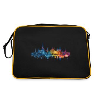 Voerde (Lower Rhine) - Retro Bag - black/gold - Back