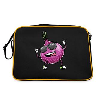 Légumes à l’oignon rouge - Sac Retro - noir/or - Dos