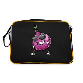 Légumes à l’oignon rouge - Sac Retro - noir/or - Dos